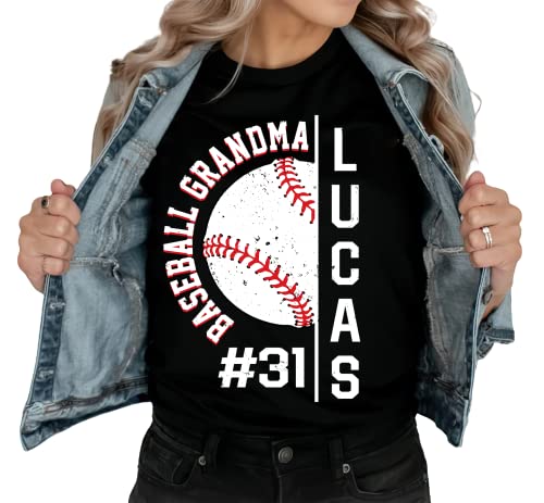 Personalized Mom Shirt - Baseball Mom Gifts for Women