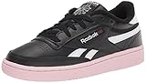 Reebok Women's Club C Revenge Sneaker, Black/White/Frost Berry, 8.5