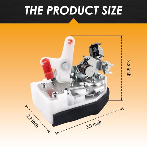 Image of 55075991AE Door Lock Latch Assembly（Front Left ） Compatible with 1997-2002 Jeep Wrangler SE TJ Sport 2.5L&Sahara Sport X 4.0L