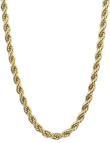 Collier ras du cou plaqué or 18k délicat maille torsadée bijou femme élégant