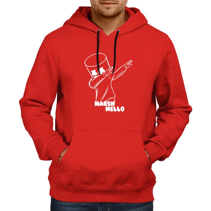 Image of Casual,Stylish Wedding Dab Marshmello Full Sleeve Huddies for Mens