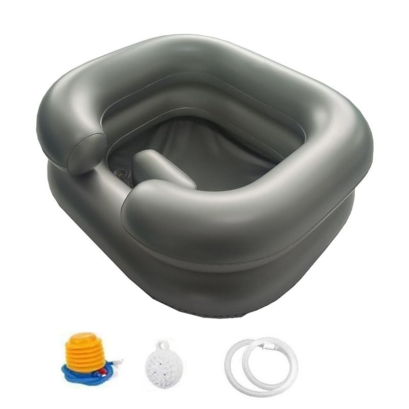 Lavabo inflable de cabello para encamados que soluciona el aseo en movilidad limitada