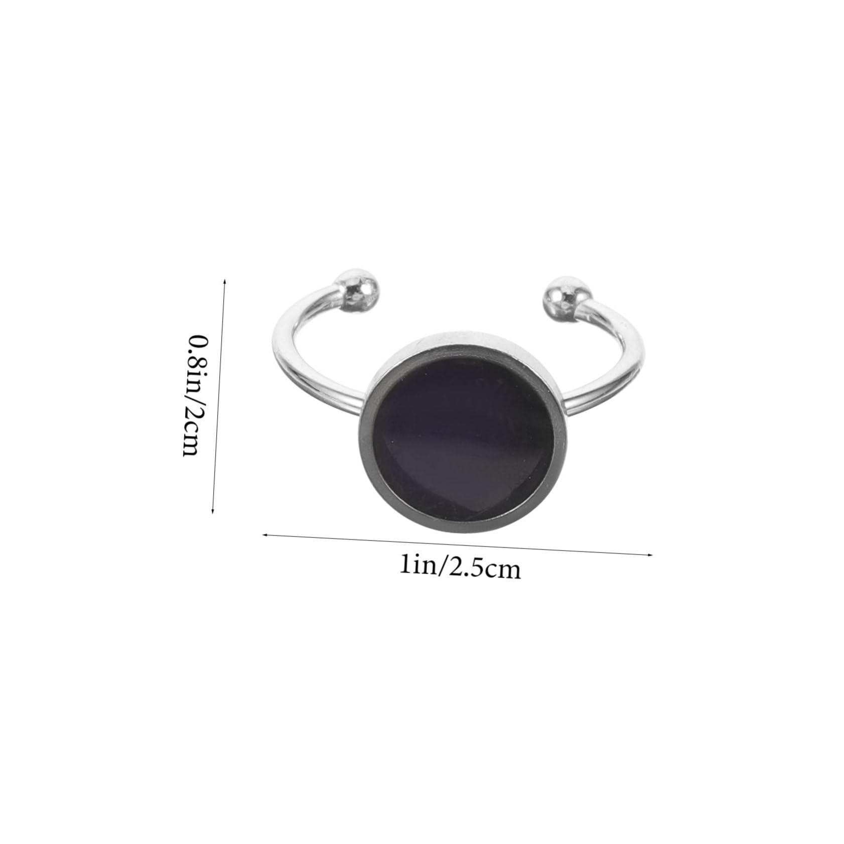 Operitacx 3 Series Anillo De Cambio De Color Para Mujeres Y Hombres Acero Inoxidable Ajustable Y Divertido Para Celebraciones Y 5 Piezas X 3