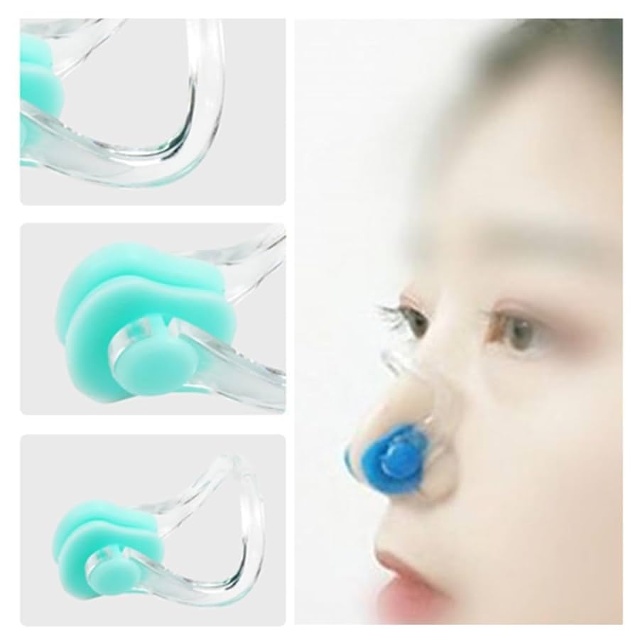 Image of Swimming Nose Plugs 2 Pcs - Comfortable Soft Nose Clips for Swimming, Training & Water Sports