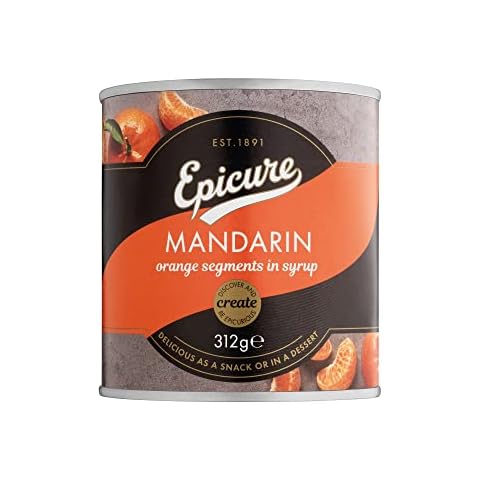 Epicure Mandarin Orange Segments in Light Syrup, 312g (Pack of 12) Cover