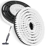 2 Pack Replacement Brush Heads for Shark Steam Mop S7000/S7001/S8201 Series, Deep Cleaning for Tiles Hardwood Floor (White)