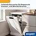 Exquisit Geschirrspüler | 9 Maßgedecke, Energieklasse D, 49 dB Geräusch | Startzeitverzögerung, Aquastop, Mehrfach Wasserschutz, höhenverstellbarer Oberkorb, Edelstahl-Bottich | GSP9109-450D weiss