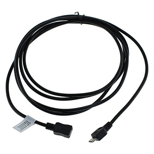 1m Micro-USB Verlängerungskabel (5-polig) - Voll Beschaltet & Doppelt Geschirmt Von SunshineTronic