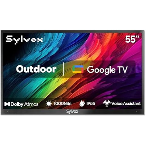 SYLVOX 55'' Weatherproof 4K TV Cover