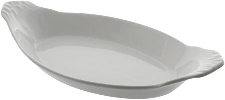 10 Strawberry Street Whittier 10" Boat Dish, White