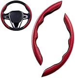 Auto Steering Wheel Cover Protector For Escape For Captur For Talisman For Megane For Koleos Antiskid Breathable Segmented Steering Wheel Protector Covers 2Pcs - Image 1