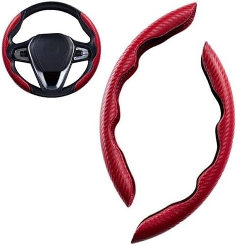 Auto Steering Wheel Cover Protector For Escape For Captur For Talisman For Megane For Koleos Antiskid Breathable Segmented Steering Wheel Protector Covers 2Pcs