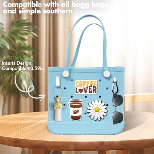 Bogg Bag Charms - PVC Rubber Decorative Inserts for Handbag, Tote Bag, DIY Gifts for Women3