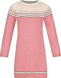 Weiche Baumwollqualität Happy Girls Mädchen Strickkleid Kinderkleid, Rosa, 104 EU