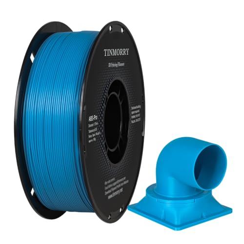 Image of TINMORRY ABS Filament 1.75 mm, ABS (Pro) 3D Printer Filament 1 kg, Good Heat Resistance, Strong & Durable, Dimensional Accuracy ± 0.03 mm, Lake Blue