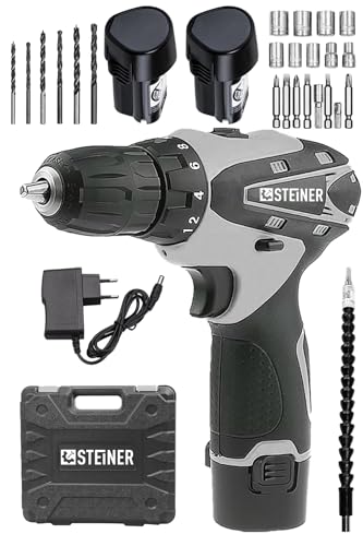 Alman Titan 36 V Sjs Çift Metal Şanzuman Çift Akülü Şarjlı Vidalama Matkap + 24 Parça Set
