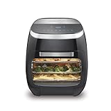Hamilton Beach 11.6 QT Digital Air Fryer Oven with Rotisserie, 8 Pre-Set Functions including Dehydrator, Roaster & Toaster, 1700W, Black (35073)