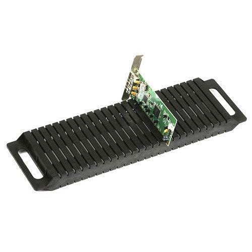 Image of Anti Static Plastic ESD PP PCB Tray I Type - 25 Slots for PCB Stacking (Black)