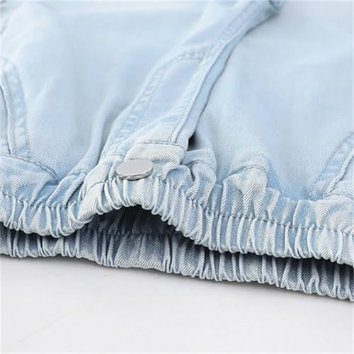 Girls Wide Leg Jeans Baggy Bow Embroidery High Elastic Waist Denim Pants Cute Y2K Trendy Tween Streetwear Aesthetic Jeans3