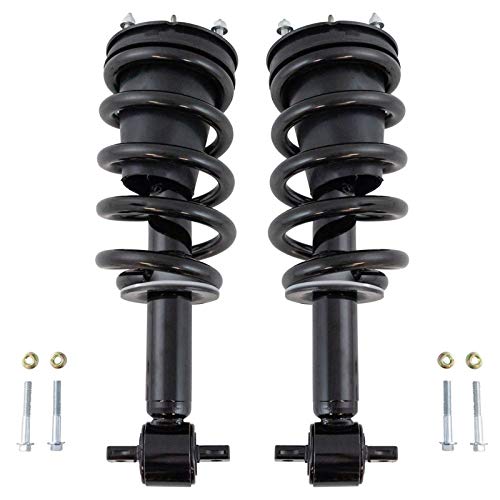 Image of TRQ Front Complete Shock Strut Spring Assembly Pair 2pc for Silverado Sierra RWD