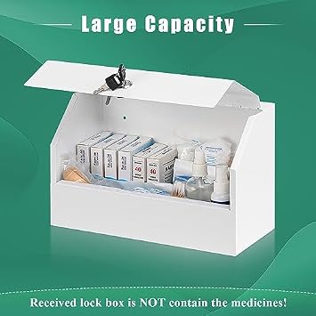KYODOLED Locking Medicine Cabinet