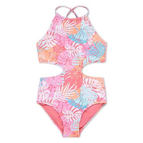 Hurley Girls' 1-Piece Cut Out Swim Suit