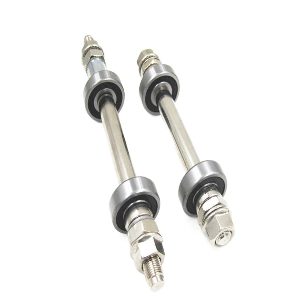 Axe De Moyeu De Roue De Vélo En Métal Solide, Kit De Réparation De Levier D'Arbre Avant Arrière, Adapté Pour Vélos De Route, Montagne, BMX