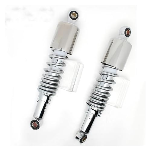 Amortisseurs arrière moto 310mm pour rouler confortablement en ville en Suzuki GN125 chromée