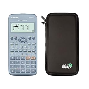 Casio FX 83 GT X Blue + Rekenmachine Case van SafeCase + Uitgebreide garantie