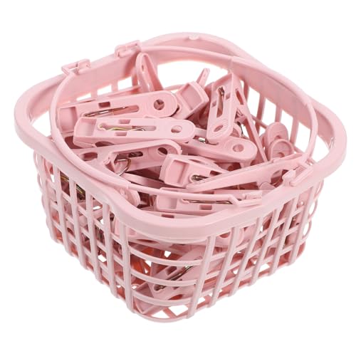 BESTonZON 30個重厚プラスチック衣類クリップ 洗濯用バサミ 毛やタオルの乾