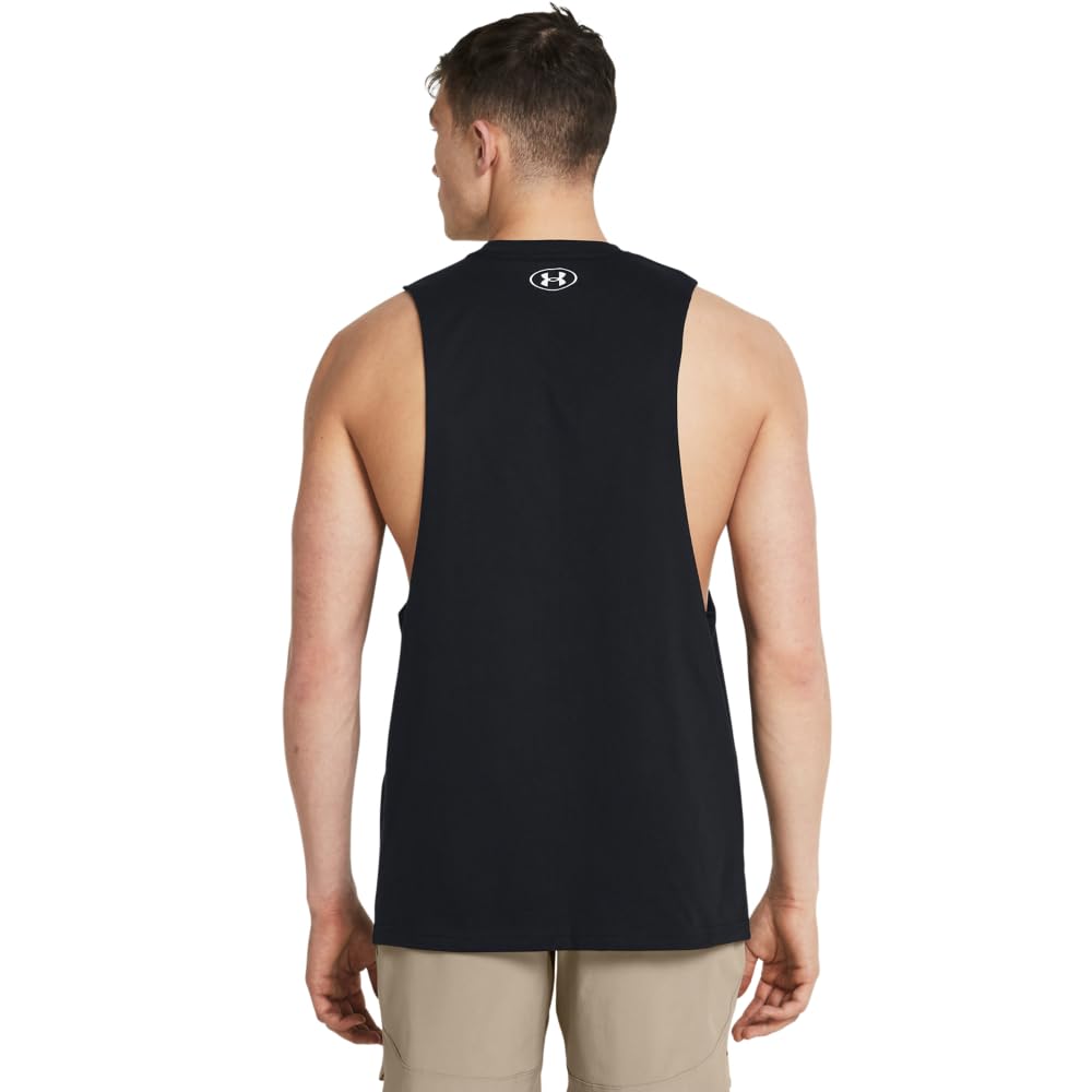 Under Armour Project Rock Payoff Graphic Sleeveless T Shirt Project Rock Payoff Graphic T-Shirt sans Manches Homme (Lot de 1)