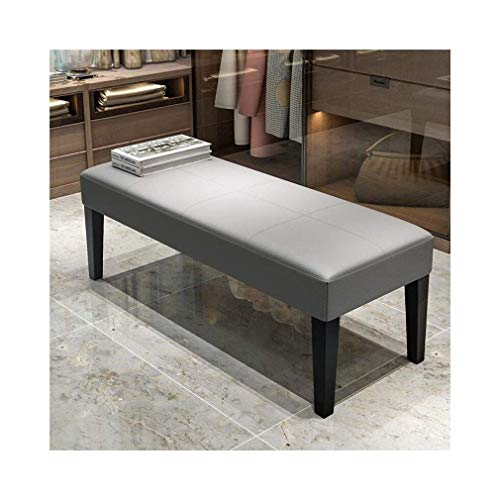 Taburete de cama nórdico gzz y banco de dormitorio en color A03 de 80cm de longitud 3