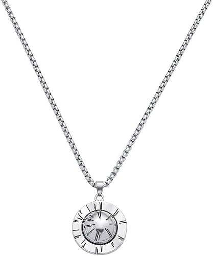 caupvg One Piece Luffy Straw Hat Pendant Titanium Necklace Men and Women Sweater Chain Street Long Hip-Hop Necklace Anime Fans