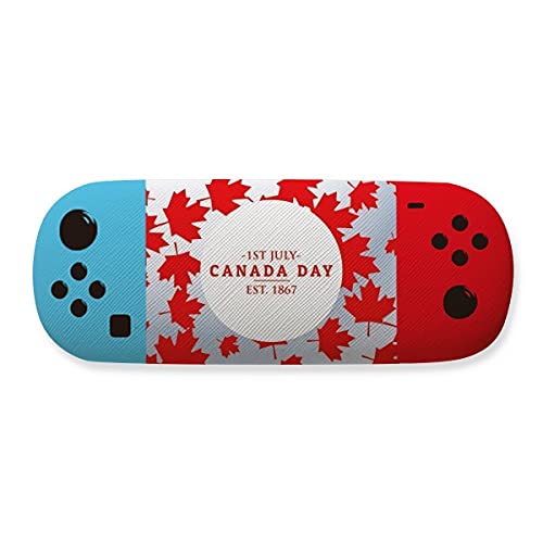 Étui en bois d'érable pour lunettes de collection, écrin de luxe gravé Canada Day EST 1867