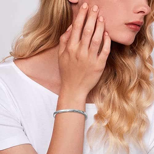 Gleamart Bracciale Mobius In Acciaio Inossidabile 316L – Aperto Regolabile – Gioiello Unisex - 5
