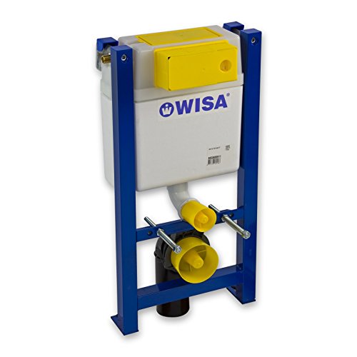 WISA WC-Vorwandelement XT, BH 83 cm, Bedienung von oben oder vorne, Metall mit Pulverbeschichtung, Wandmontage