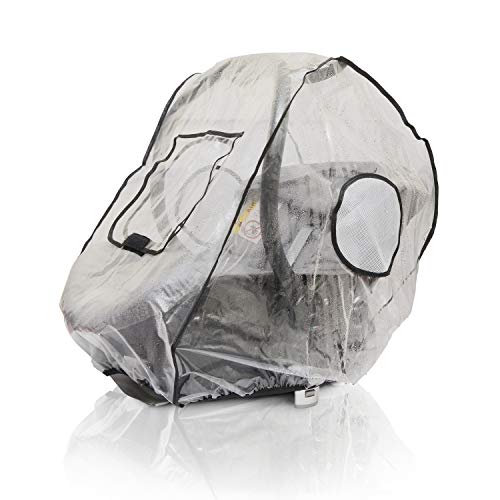 Parapioggia Ovetto Universale Trasparente Con Custodia No PVC Copriovetto Antipioggia Protezione Pioggia Seggiolino Auto 0+ Neonato Paravento Telo Impermeabile EVA 2a Generazione
