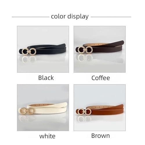 Skinny Belts, Waist Belt New Women's Belts Adjustable Leather Slim Waistband Suit Dress Alloy Buckle4