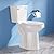 Simple Project 21 Inch High Toilet Elongated With Comfort Chair Seat, 1.28 Gpf Powerful Single Flush Extra Tall Toilet, 12 Inch Rough In Bathrooms Comfort Height Toilet For Seniors & Tall Person