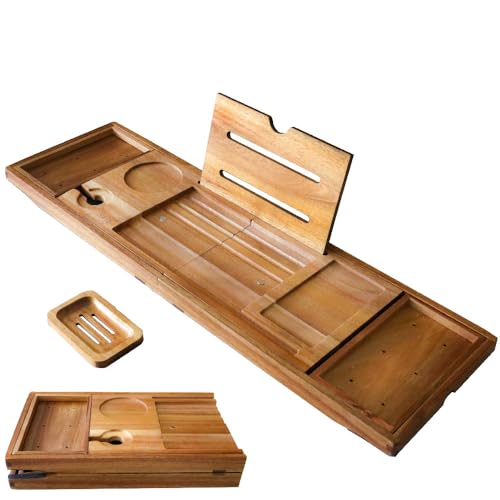 Amazon.com: XcE Foldable Bathtub Tray Expandable to 105cm