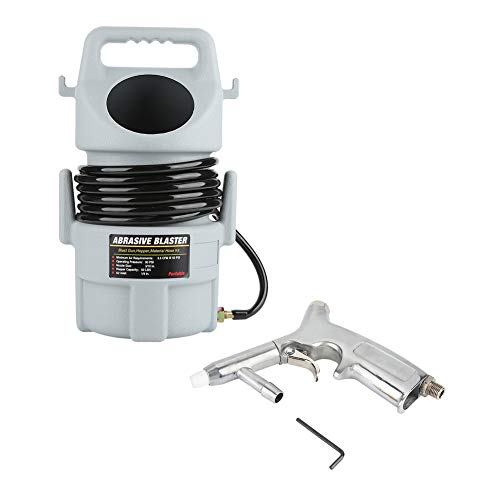 Sand Blaster Kit With Gun Portable Pneumatic Sandblasting 15 Ft Hose 50 Lb For Small And Medium Sized Operations Sand Blasters