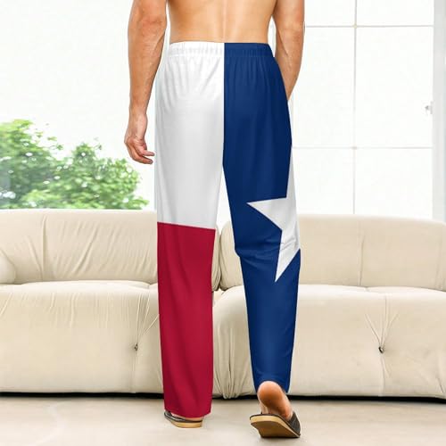 Men Women's Comfy Casual Pajama Qatar Flag Print Drawstring Lounge Pants Wide Leg2