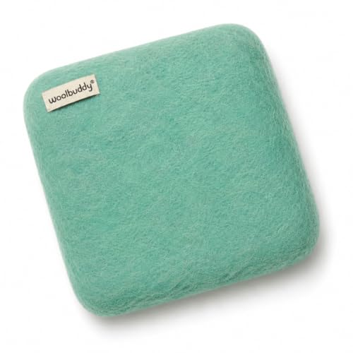 Image of Woolbuddy Wool Felting Pad 6 x 6 x 1.5 Inch (Teal), Durable Needle Felting Mat, Needle Felting Foam Pads Alternative