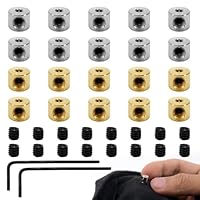 20 Stück Pin Backs Locking, Pin Backs Verriegelung, Pin Rücken Anstecker Verschluss mit Schraubenschlüssel, Stift Keepers Verschluss Schließe, Pin Keeper für Diy Brosche Namensschild