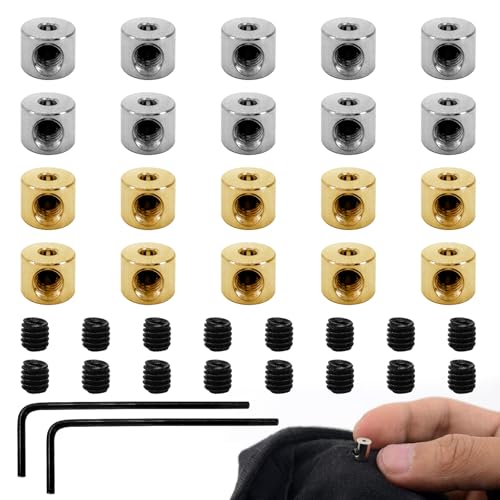 20 Stück Pin Backs Locking, Pin Backs Verriegelung, Pin Rücken Anstecker Verschluss mit Schraubenschlüssel, Stift Keepers Verschluss Schließe, Pin Keeper für Diy Brosche Namensschild