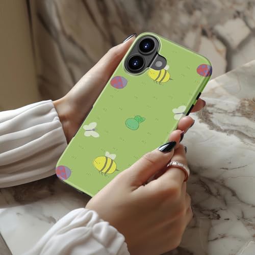 MERRO for iPhone 16 Plus Case, Cute Preppy Flower, MagSafe Compatible - image 2