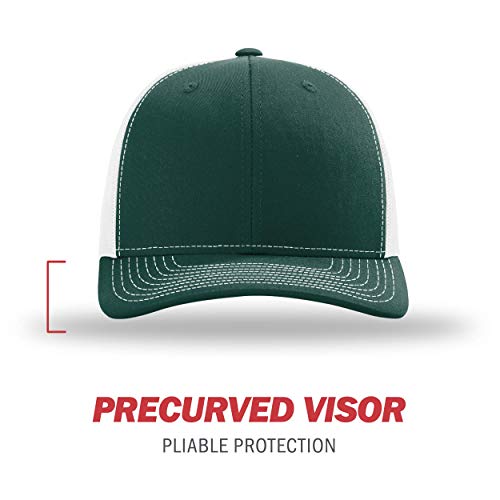 Image of Richardson 112P Patterned Snapback Trucker Hat - Custom Leather Patch Hat | No Minimals | Volume Tiered Pricing