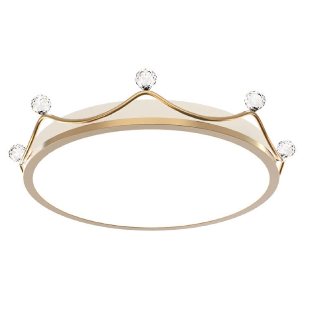 Plafonnier LED chambre d'enfant variable - Lampe couronne moderne salon romantique