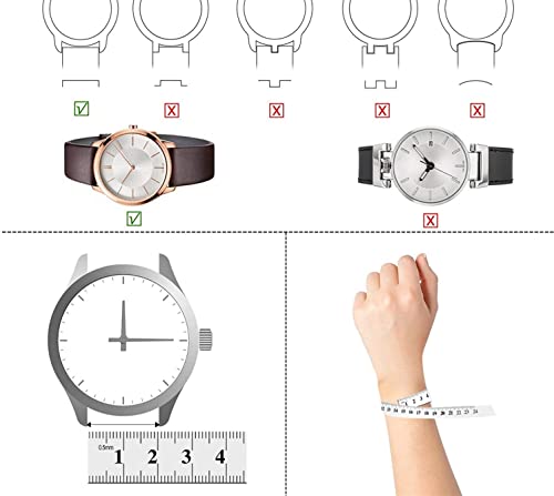 JUSUTEK Correa Reloj Pulsera 20mm Madera Natural Ligera miniatura 4
