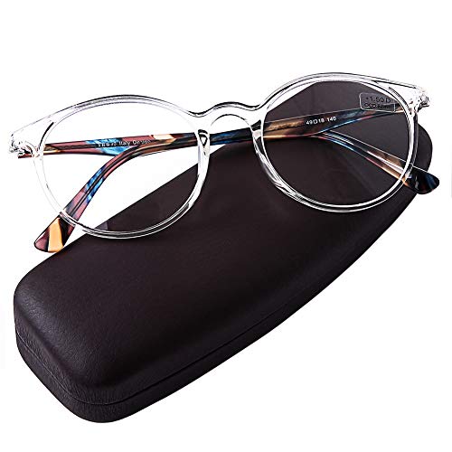 DOOViC Italy Design Fashion Reading Glasses for Women Men Stylish